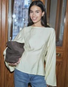 Nelly - Gul - Volume Sleeve Blouse