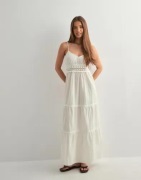 Vero Moda - Hvit - Vmquincy Sl Long Dress Wvn Ga