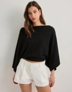 Nelly - Hvit - Wide Leg Shorts