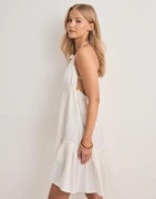 Pieces - Hvit - Pckiana Sl Dress Wvm Bc