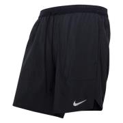 Nike Løpeshorts Dri-FIT Stride 2-i-1 - Sort/Sølv