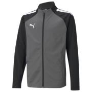 teamLIGA Training Jacket Jr Smoked Pearl-Puma White