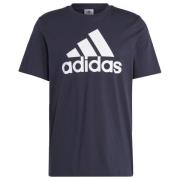 adidas T-Skjorte Essentials Big Logo - Navy/Hvit