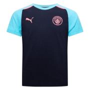 Manchester City T-Skjorte Casuals - Navy/Hero Blue Barn