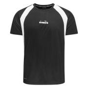 Diadora Trenings T-Skjorte - Sort/Hvit