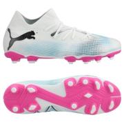 PUMA Future 7 Match FG/AG Phenomenal - Hvit/Sort/Poison Pink Barn