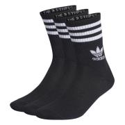 adidas Originals Strømper Crew 3-PK - Sort/Hvit