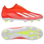 adidas X Crazyfast League Laceless FG Energy Citrus - Rød/Hvit/Gul Bar...