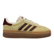 adidas Originals Sneaker Gazelle Bold - Gul/Bordeaux/Hvit Dame