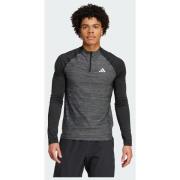 Adidas Gym+ Training 3-Stripes 1/4-Zip Long Sleeve Tee