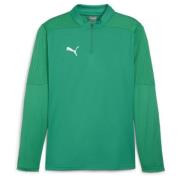 teamFINAL Training 1/4 Zip Top Sport Green-PUMA Silver