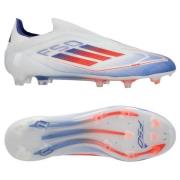 adidas F50 Elite Laceless FG Advancement - Hvit/Rød/Lucid Blue