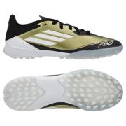 adidas F50 Messi League TF Triunfo Dorado - Gull/Hvit/Sort Barn