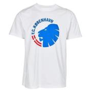 F.C. København T-Skjorte Big Logo - Hvit Barn