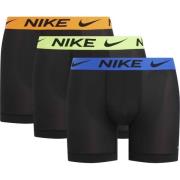 Nike Boxer Dri-FIT Advanced Micro 3-PK - Sort/Blå/Neon/Oransje