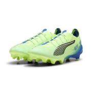 PUMA Ultra 5 Ultimate FG Lights Out - Fizzy Apple/Hvit/Blå Dame