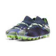 PUMA Future 7 Match FG/AG Lights Out - Gray Skies/Hvit/Fizzy Apple