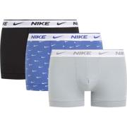 Nike Boksere Everyday Cotton Stretch 3-PK - Astronomy Blue/Grønn/Sort