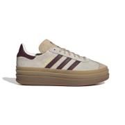 adidas Originals Sneaker Gazelle Bold - Hvit/Bordeaux/Magic Beige Dame