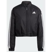 Adidas Essentials 3-Stripes Insulated Crop Bomber Jacket