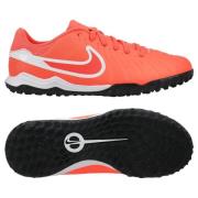 Nike Tiempo Legend 10 Academy TF Mad Energy - Hot Lava/Hvit Barn