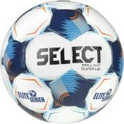 Select Fotball Brillant Super UZ V25 Eliteserien - Hvit/Blå