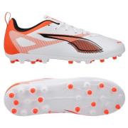 PUMA Ultra 5 Play MG Unlimited - Hvit/Sort/Glowing Red Barn