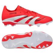 adidas Predator League FG/AG Pure Victory - Lucid Red/Fottøy Hvit/Svar...