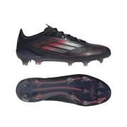 adidas F50 Elite FG Stealth Victory - Sort/Sølv/Lucid Red