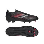 adidas F50 League Laceless FG/AG Stealth Victory - Sort/Sølv/Lucid Red