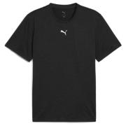 M TAD ESSENTIALS HEATHER CAT Tee (CF small cat) PUMA Black Heather