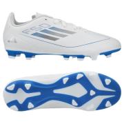 adidas F50 Club FxG Polar Victory - Fottøy Hvit/Sølv Metallisk/Blå Bar...
