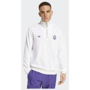 Adidas Original Real Madrid Terrace Icons Half-Zip Top