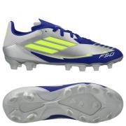 adidas F50 Messi League MG La Vida Rapida - Sølv/Gul/Lucid Blue Barn