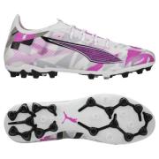 PUMA Ultra 5 Ultimate MG Forever - PUMA White/Ren magenta/Grå/PUMA Sva...