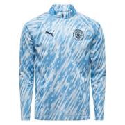 Manchester City Treningsskjorte Pre Match 1/4 glidelås - Sølvhimmel Ba...