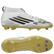 adidas F50 League Mid FG/AG Road to Glory - Fottøy Hvit/Svart/Gull Met...