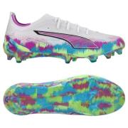 PUMA Ultra 6 Ultimate FG Brilliance - PUMA White/Fizzy Apple/Bright Aq...
