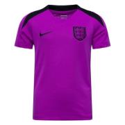 -England Trenings T-Skjorte Dri-FIT Strike Kvinne EM 2025 - lilla/Svar...