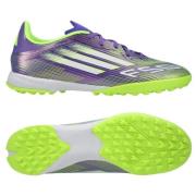 adidas F50 League TF Radiant Blaze - Lilla/Fottøy Hvit/Lucid Sitron