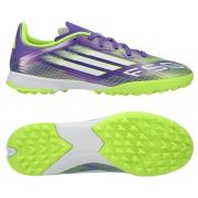 adidas F50 League TF Radiant Blaze - Lilla/Fottøy Hvit/Lucid Sitron Ba...