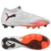 PUMA Future 8 Ultimate AG Untamed - PUMA White/PUMA Svart/Glødende rød