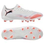 PUMA Future 8 Play FG/AG Untamed - PUMA White/PUMA Svart/Glødende rød