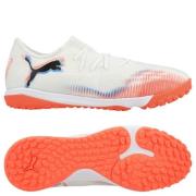 PUMA Future 8 Match Lav TT Untamed - PUMA White/PUMA Svart/Glødende rø...