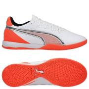 PUMA King Match IT Untamed - PUMA White/Puma Sølv/Glødende rød