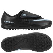 Nike Mercurial Vapor 16 Club Borrelås TF Shadow - Svart/Isblå Barn