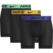 Nike Boxer Dri-FIT Advanced Micro 3-Pakke - Svart/Lilla/Gull/Green Sho...