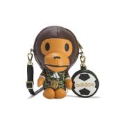 adidas Originals Skulderveske MILO BAPE - Brun/Grønn LIMITED EDITION