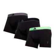 adidas Boksere Active Micro Flex 3-Pakke - Svart/Grønn/Grå