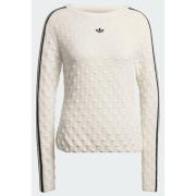 Adidas Originals ADIDAS ORIGINALS SLIM SOLID SPIKE KNIT SWEATSHIRT